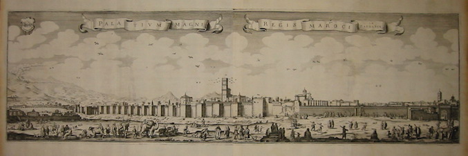 Merian Matthà¤us (1593-1650) Palatium Magni Regis Maroci in Barbaria 1649 Francoforte